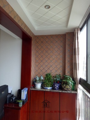 中式风格办公室装修效果图