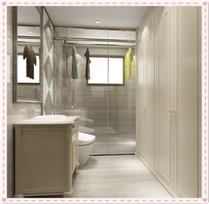 两居室110平二居室洗手间欧式法式混搭装修