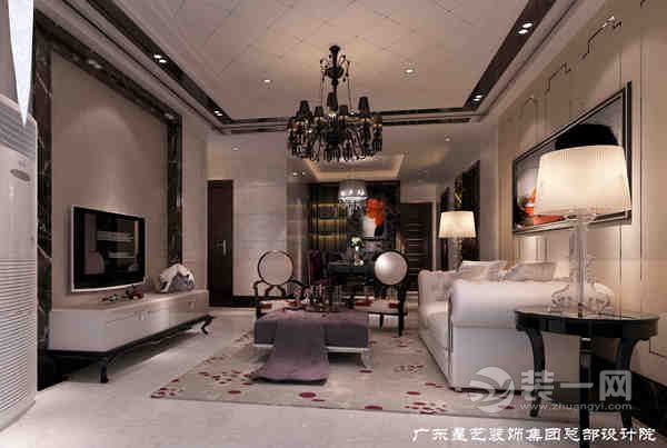 广州白云尚城156平米四居室欧式风格客 厅