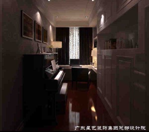 广州白云尚城156平米四居室欧式风格书房2