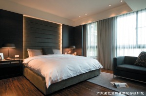 广州中海锦榕湾122平米三居室现代风格卧室