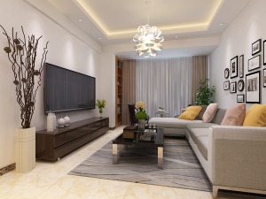 【客厅】现代风格家居的空间，色彩就要跳跃出来。高纯色彩的大量运用，大胆而灵活，也是个性的展  示