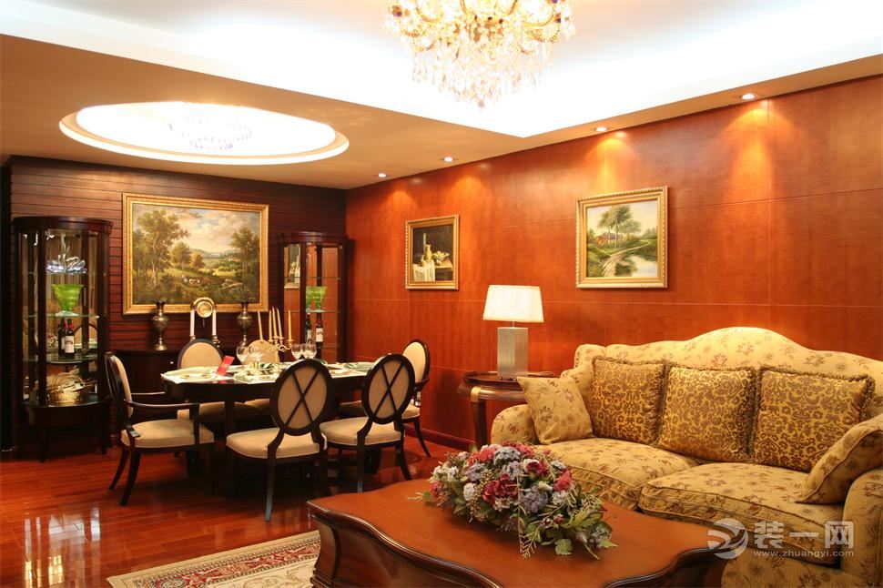 中式风格四居室客厅