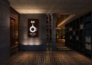 洪洋咖啡厅装修设计图片