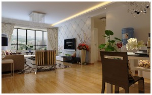 郑州建业联盟新城139平三居室现代简约风格装修