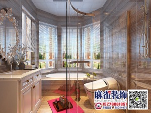 哈尔滨翠湖天地120平米三居室新古典风格卫生间
