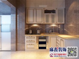 哈尔滨翠湖天地120平米三居室新古典风格厨房
