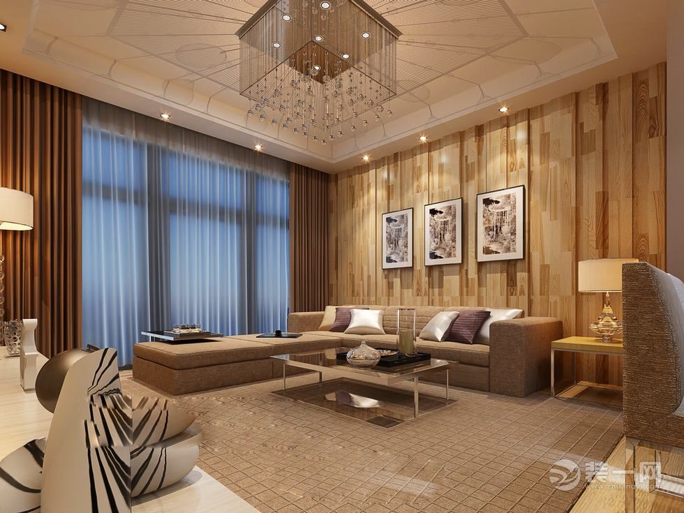 哈尔滨哈南新区93平米两居室现代风格客厅