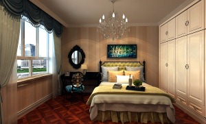 哈尔滨星光耀113平米两居室欧式风格卧室