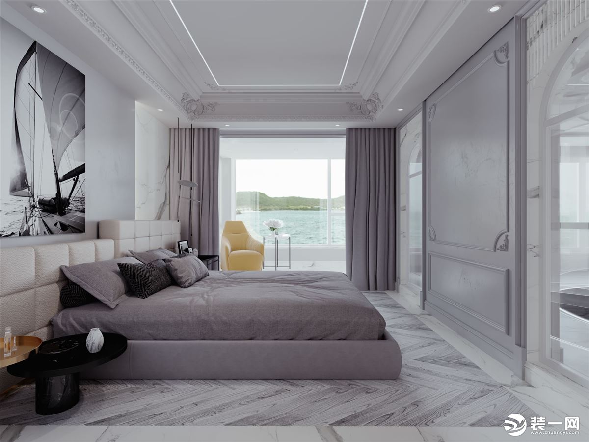 卧室【宁波东易日盛装饰】青林湾 300平方米 意式轻奢风格装修效果图
