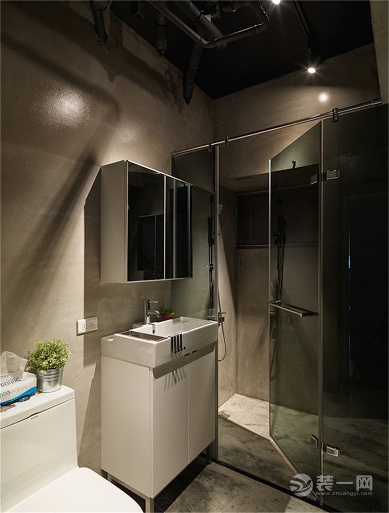 90m²北欧风格装修效果图 -卫浴间