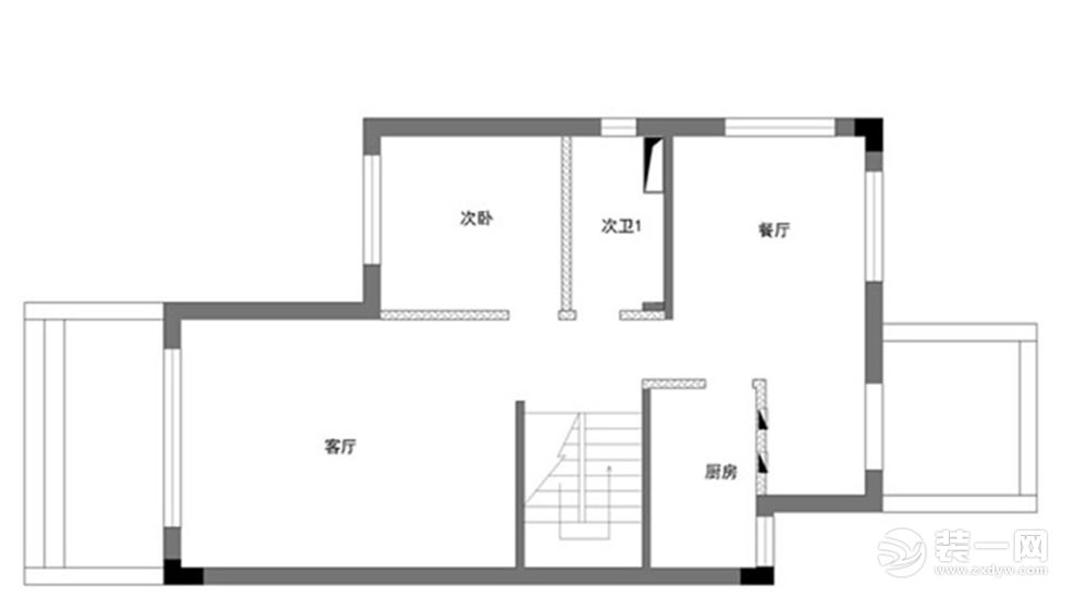 220㎡欧式风格装修效果图  -平面图