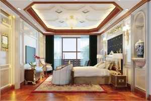 别墅新古典风格装修效果图 -卧室