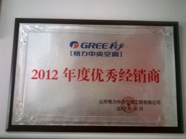 2012年度优秀经销商
