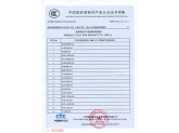 中国国家强制性产品认证证书附表1