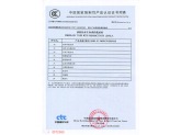 中国国家强制性产品认证证书附表2