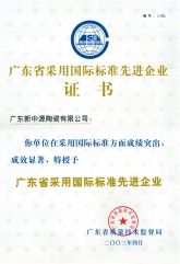 广东省采用国际标准先进企业