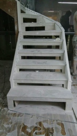 深圳人造大理石 杜邦可丽耐人造石异形楼梯 桌面 板材供应商