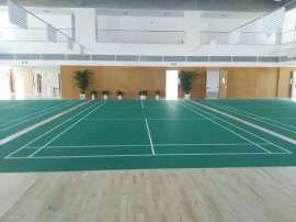 浙江杭州室内体育运动木地板厂家批发，篮球运动木地板厂家