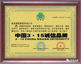 壹家美缝被入选为中国3.15诚信品牌