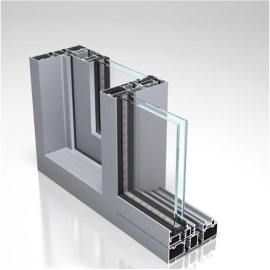 兴发系统门窗 ESD140压紧推拉门  家居门窗定制厂家