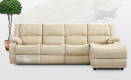 顾家家居（KUKA） 皮沙发 头层牛皮多功能沙发组合6003