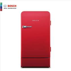 博世（BOSCH）154升原装进口独立式单门复古小冰箱家用KSL20AR30C红色