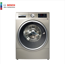 博世（Bosch）10公斤变频滚筒洗衣机全自动 洗衣液智能添加一级能效 WAU28669HW 香槟金