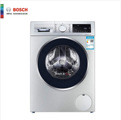 博世（BOSCH）WJUM45080W 10公斤洗烘一体 变频滚筒洗衣机 LED显示屏 热风除菌银色