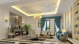 中海紫御豪庭别墅装修设计 ▎ 向往的美式休闲生活