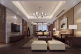 新中式142平米全案装修图有家装饰主案设计郑小梅作品 预约设计