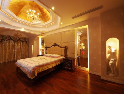 上海公馆500平法式别墅——主卧室