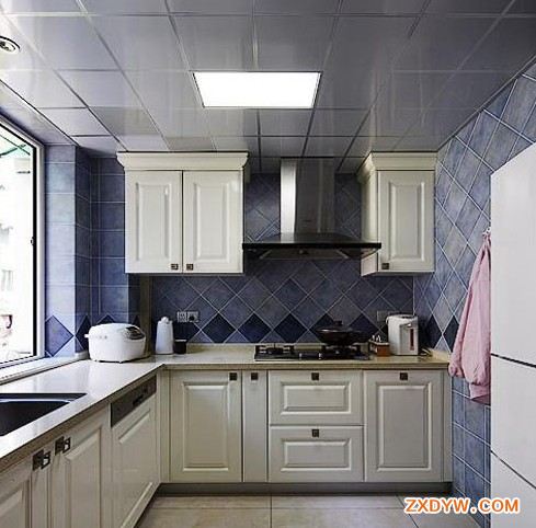 欧式开放式厨房简约风格装修设计
