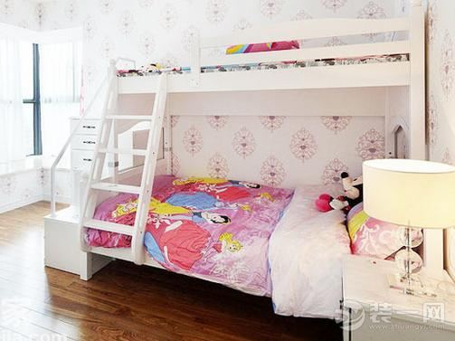 儿童房高低床装修