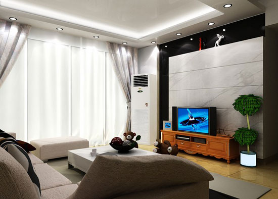 空调安装的位置 室内室内装修效果图