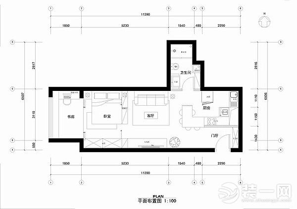 小户型装修小清新风格装修设计效果图