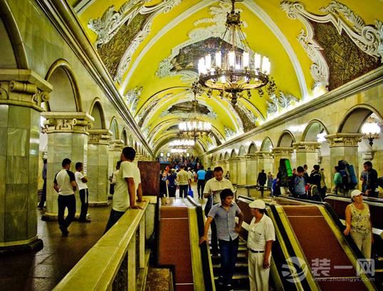 莫斯科地铁站装饰