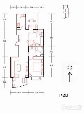 现代混搭风格装修效果图