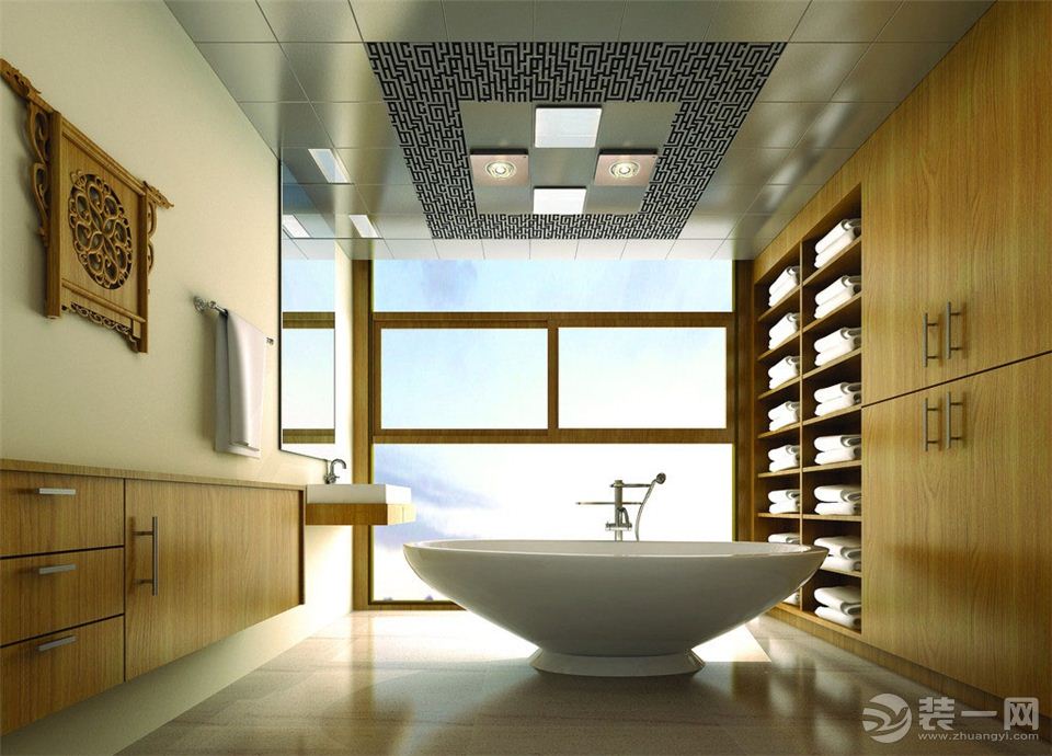 现代风格卫浴间装修设计效果图