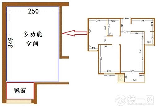 现代简约风格装修效果图-小户型