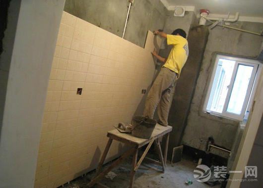 家庭厨房装修流程及详细步骤----贴砖