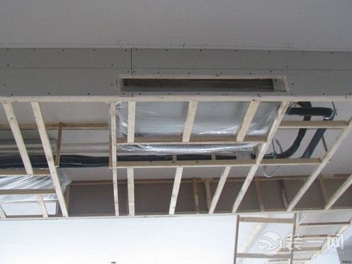 温州装修公司设计在线答：中央空调吊顶尺寸