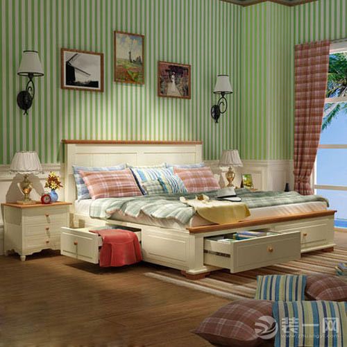 地中海风格卧室装修设计效果图