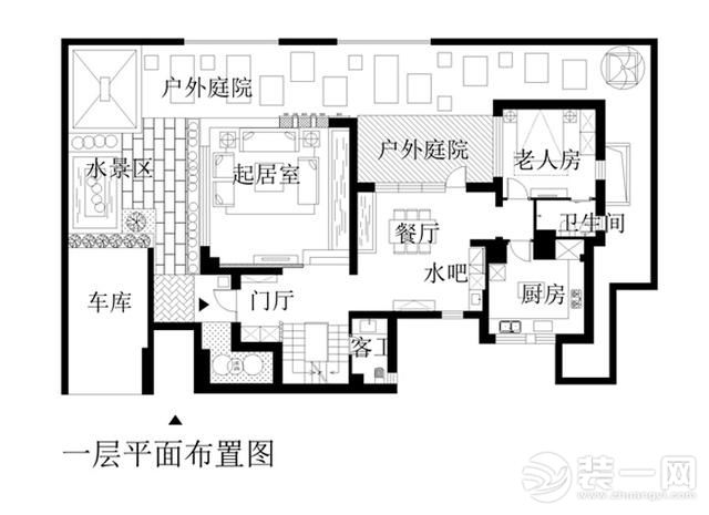 创意设计半包装修极简风贵阳泉天下国际公馆别墅设计案例