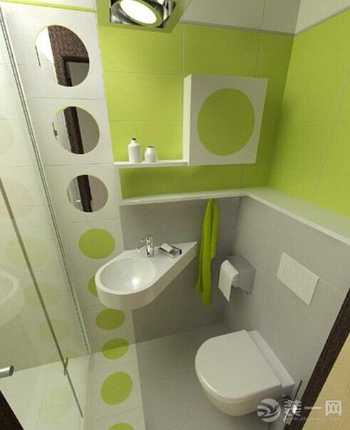 小户型卫浴间装修设计效果图