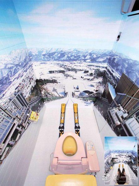 奇葩厕所滑雪场厕所