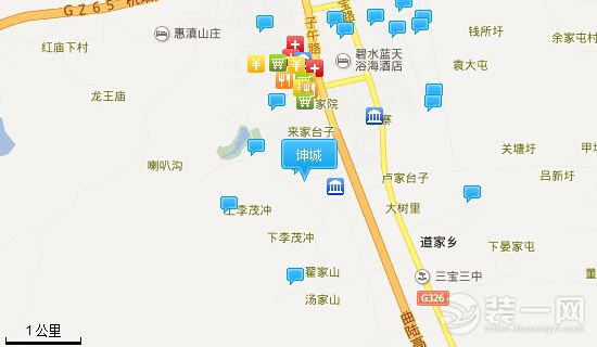 坤城交通图