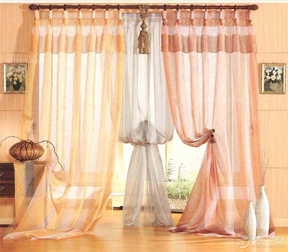 窗帘布料选择：棉窗帘 真丝窗帘