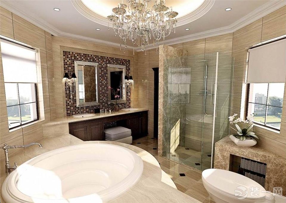 卫生间装修设计风格 欧式古典风格