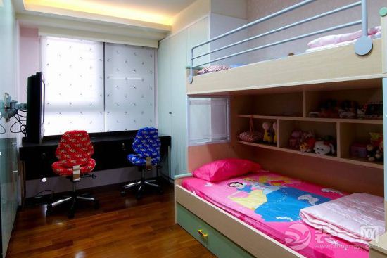 儿童卧室装修效果图大全2015图片